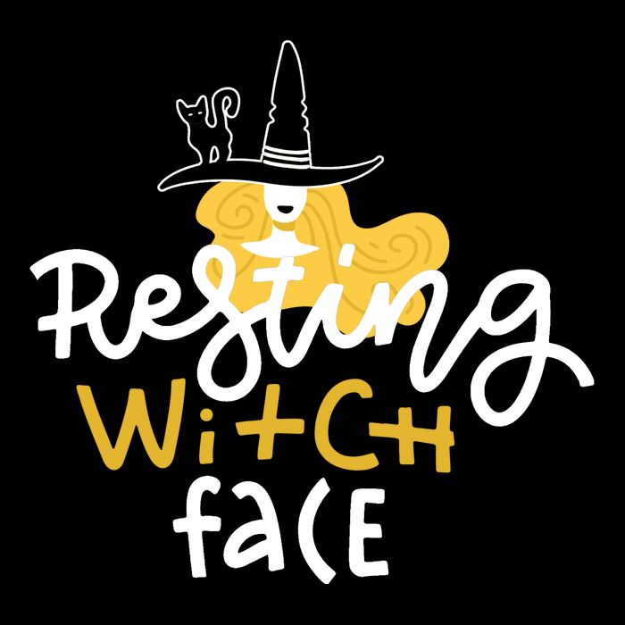Resting Witch Face Funny Halloween 16 in Basic Backpack