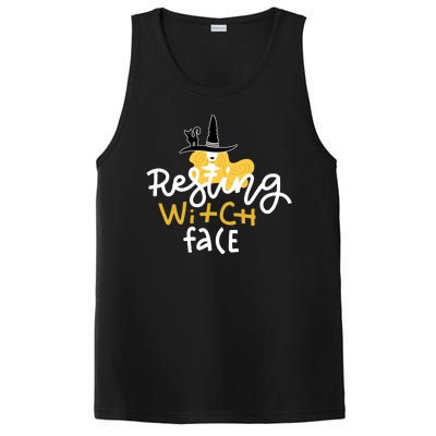 Resting Witch Face Funny Halloween PosiCharge Competitor Tank