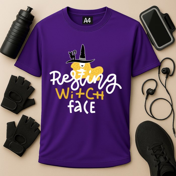 Resting Witch Face Funny Halloween Performance Shirt