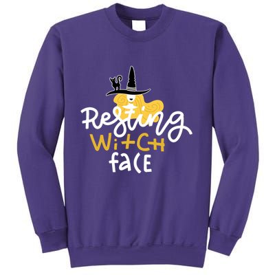 Resting Witch Face Funny Halloween Sweatshirt