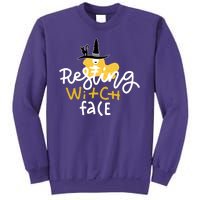 Resting Witch Face Funny Halloween Sweatshirt