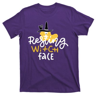 Resting Witch Face Funny Halloween T-Shirt