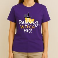 Resting Witch Face Funny Halloween T-Shirt