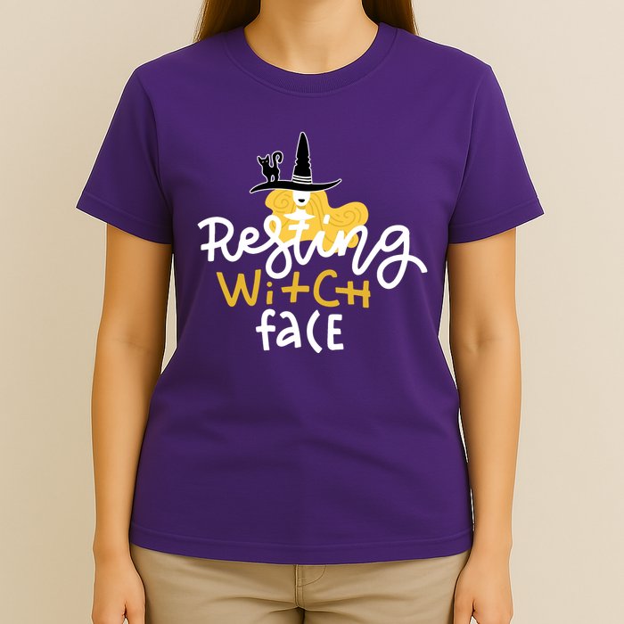 Resting Witch Face Funny Halloween T-Shirt
