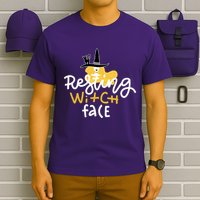 Resting Witch Face Funny Halloween T-Shirt