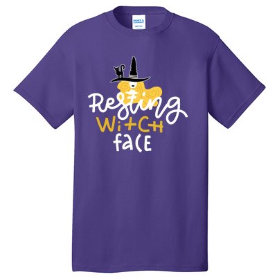 Resting Witch Face Funny Halloween Tall T-Shirt