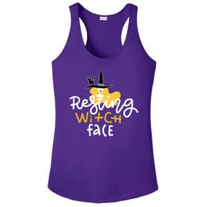 Resting Witch Face Funny Halloween Ladies PosiCharge Competitor Racerback Tank