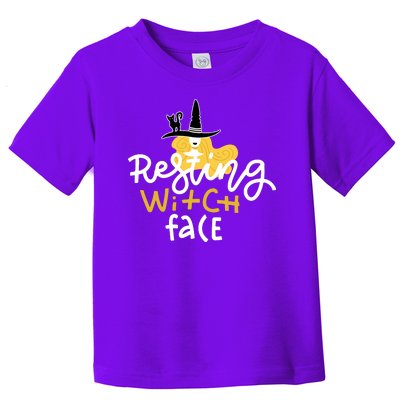 Resting Witch Face Funny Halloween Toddler T-Shirt