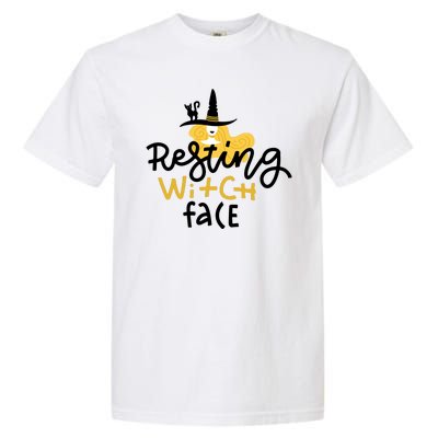 Resting Witch Face Funny Halloween Garment-Dyed Heavyweight T-Shirt