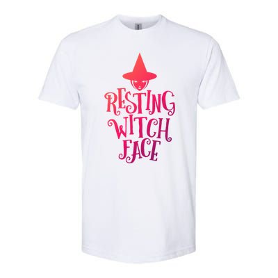 Resting Witch Face Funny Halloween Cute Gift Softstyle® CVC T-Shirt