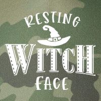 Resting Witch Face Wiccan Occult Meaningful Gift Legacy Tie Dye Trucker Hat