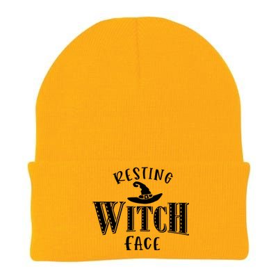 Resting Witch Face Wiccan Occult Meaningful Gift Knit Cap Winter Beanie