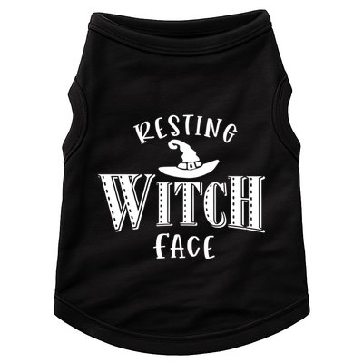 Resting Witch Face Wiccan Occult Meaningful Gift Doggie Tank