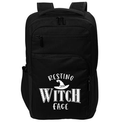 Resting Witch Face Wiccan Occult Meaningful Gift Impact Tech Backpack