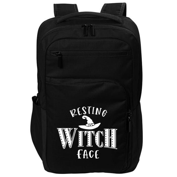 Resting Witch Face Wiccan Occult Meaningful Gift Impact Tech Backpack