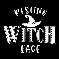 Resting Witch Face Wiccan Occult Meaningful Gift Impact Tech Backpack