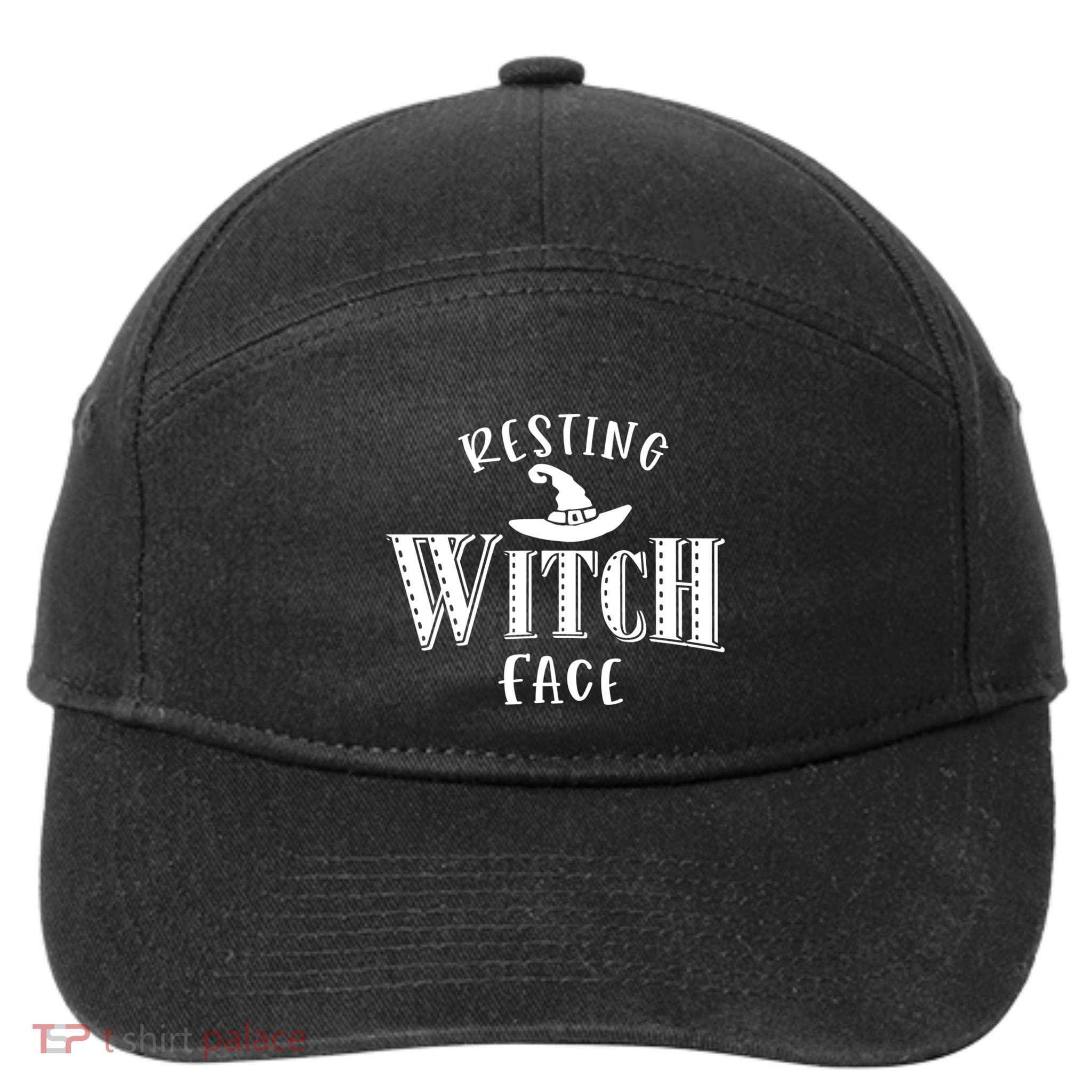 Resting Witch Face Wiccan Occult Meaningful Gift 7-Panel Snapback Hat