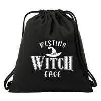 Resting Witch Face Wiccan Occult Meaningful Gift Drawstring Bag