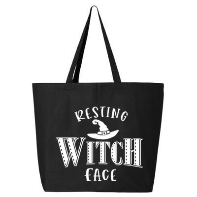 Resting Witch Face Wiccan Occult Meaningful Gift 25L Jumbo Tote