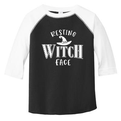Resting Witch Face Wiccan Occult Meaningful Gift Toddler Fine Jersey T-Shirt