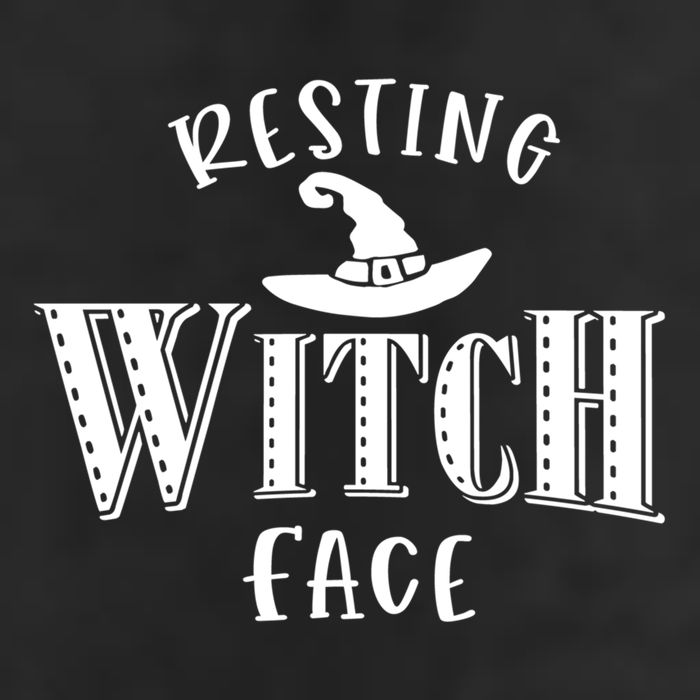 Resting Witch Face Wiccan Occult Meaningful Gift Golf Towel