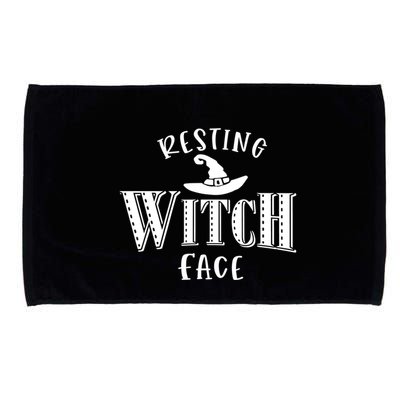 Resting Witch Face Wiccan Occult Meaningful Gift Microfiber Hand Towel