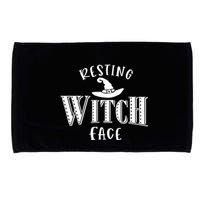 Resting Witch Face Wiccan Occult Meaningful Gift Microfiber Hand Towel