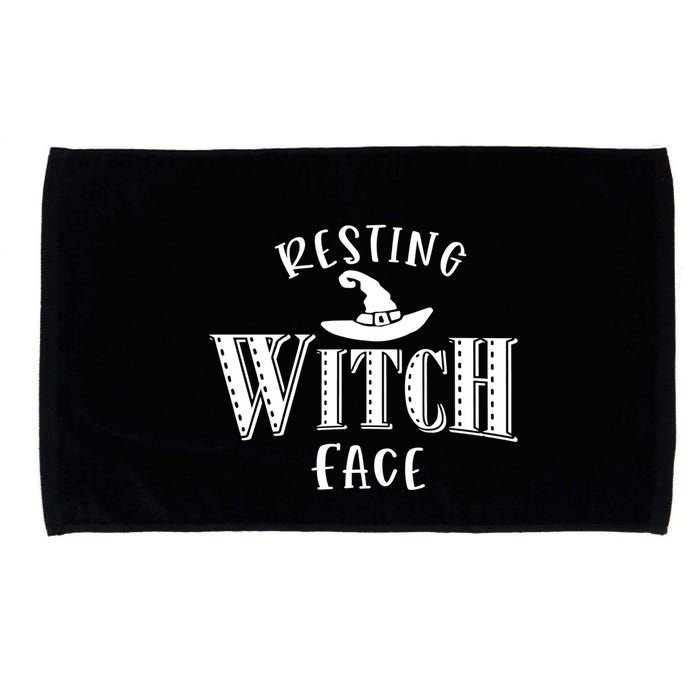 Resting Witch Face Wiccan Occult Meaningful Gift Microfiber Hand Towel