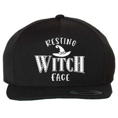 Resting Witch Face Wiccan Occult Meaningful Gift Wool Snapback Cap