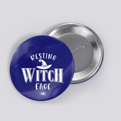 Resting Witch Face Wiccan Occult Meaningful Gift Button