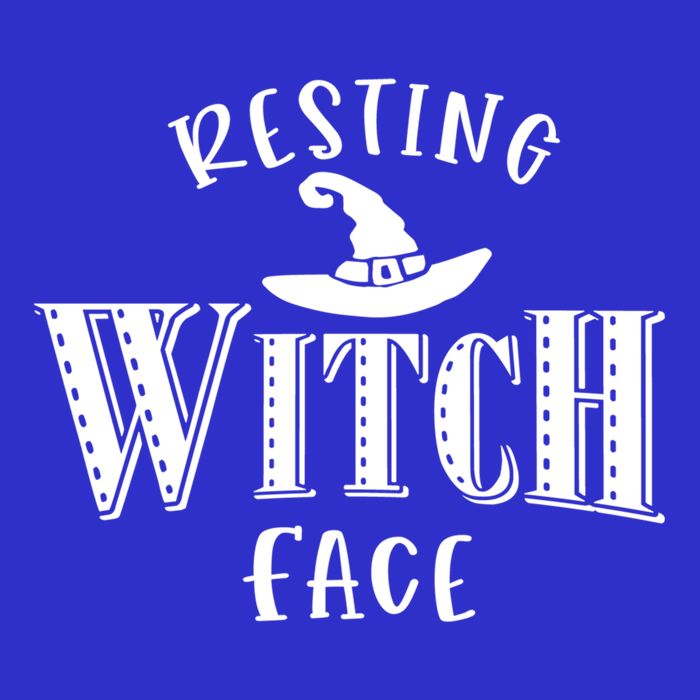 Resting Witch Face Wiccan Occult Meaningful Gift 16 in Basic Backpack