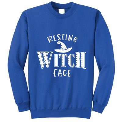 Resting Witch Face Wiccan Occult Meaningful Gift Tall Sweatshirt