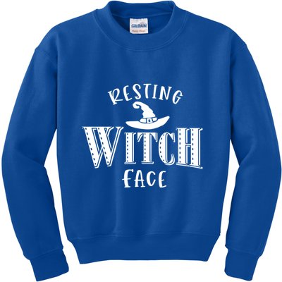 Resting Witch Face Wiccan Occult Meaningful Gift Kids Sweatshirt