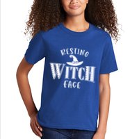 Resting Witch Face Wiccan Occult Meaningful Gift Kids T-Shirt