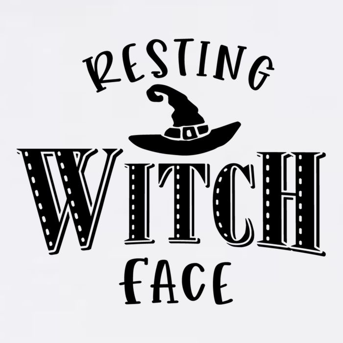 Resting Witch Face Wiccan Occult Meaningful Gift Garment-Dyed Sweatshirt