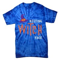 Resting Witch Face Funny Halloween Witch Costume Gift Tie-Dye T-Shirt