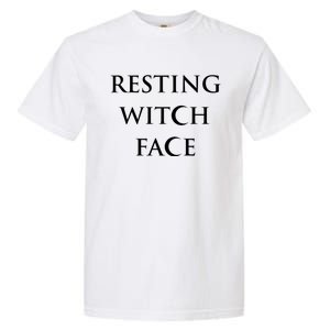 Resting Witch Face Gothic Wiccan Cute Gift Garment-Dyed Heavyweight T-Shirt