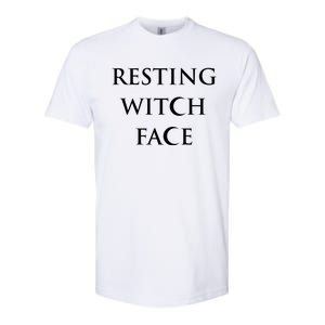 Resting Witch Face Gothic Wiccan Cute Gift Softstyle CVC T-Shirt