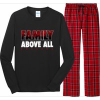 Roman Wrestler Family Above All Long Sleeve Pajama Set