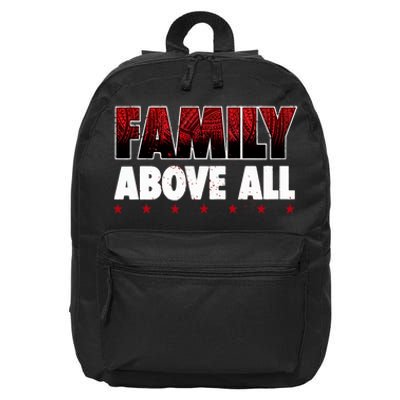 Roman Wrestler Family Above All 16 in Basic Backpack