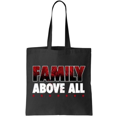 Roman Wrestler Family Above All Tote Bag