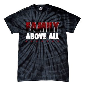 Roman Wrestler Family Above All Tie-Dye T-Shirt