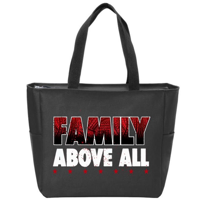 Roman Wrestler Family Above All Zip Tote Bag