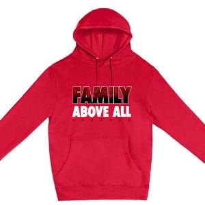 Roman Wrestler Family Above All Premium Pullover Hoodie