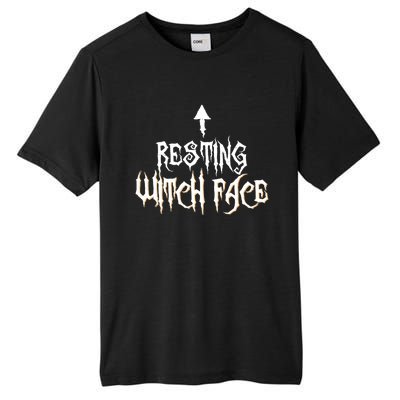 Resting Witch Face Halloween Funny Arrow Gift Tall Fusion ChromaSoft Performance T-Shirt