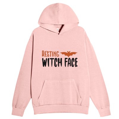 Resting Witch Face Halloween Funny Cute Gift Urban Pullover Hoodie