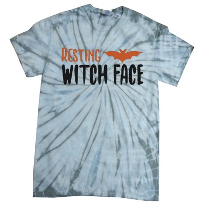 Resting Witch Face Halloween Funny Cute Gift Tie-Dye T-Shirt