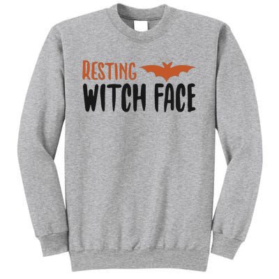 Resting Witch Face Halloween Funny Cute Gift Sweatshirt