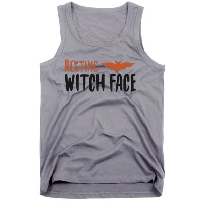 Resting Witch Face Halloween Funny Cute Gift Tank Top