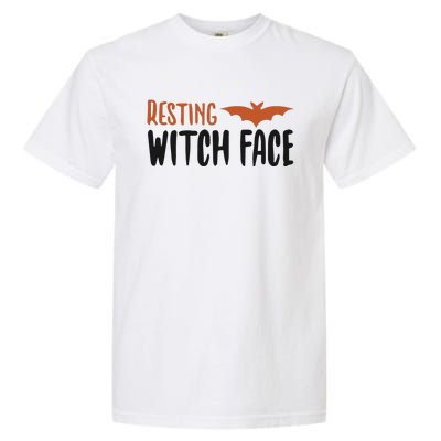 Resting Witch Face Halloween Funny Cute Gift Garment-Dyed Heavyweight T-Shirt